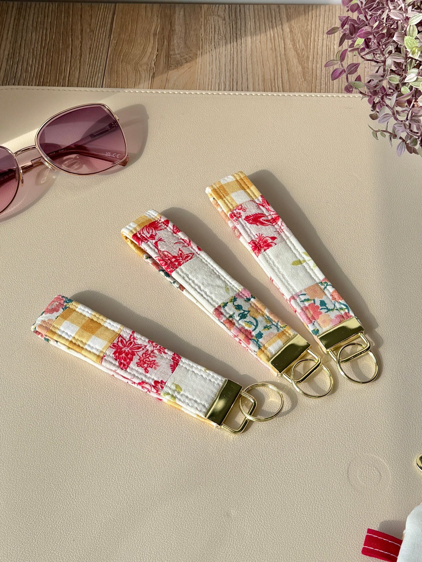 Hestia Patchwork Wristlet