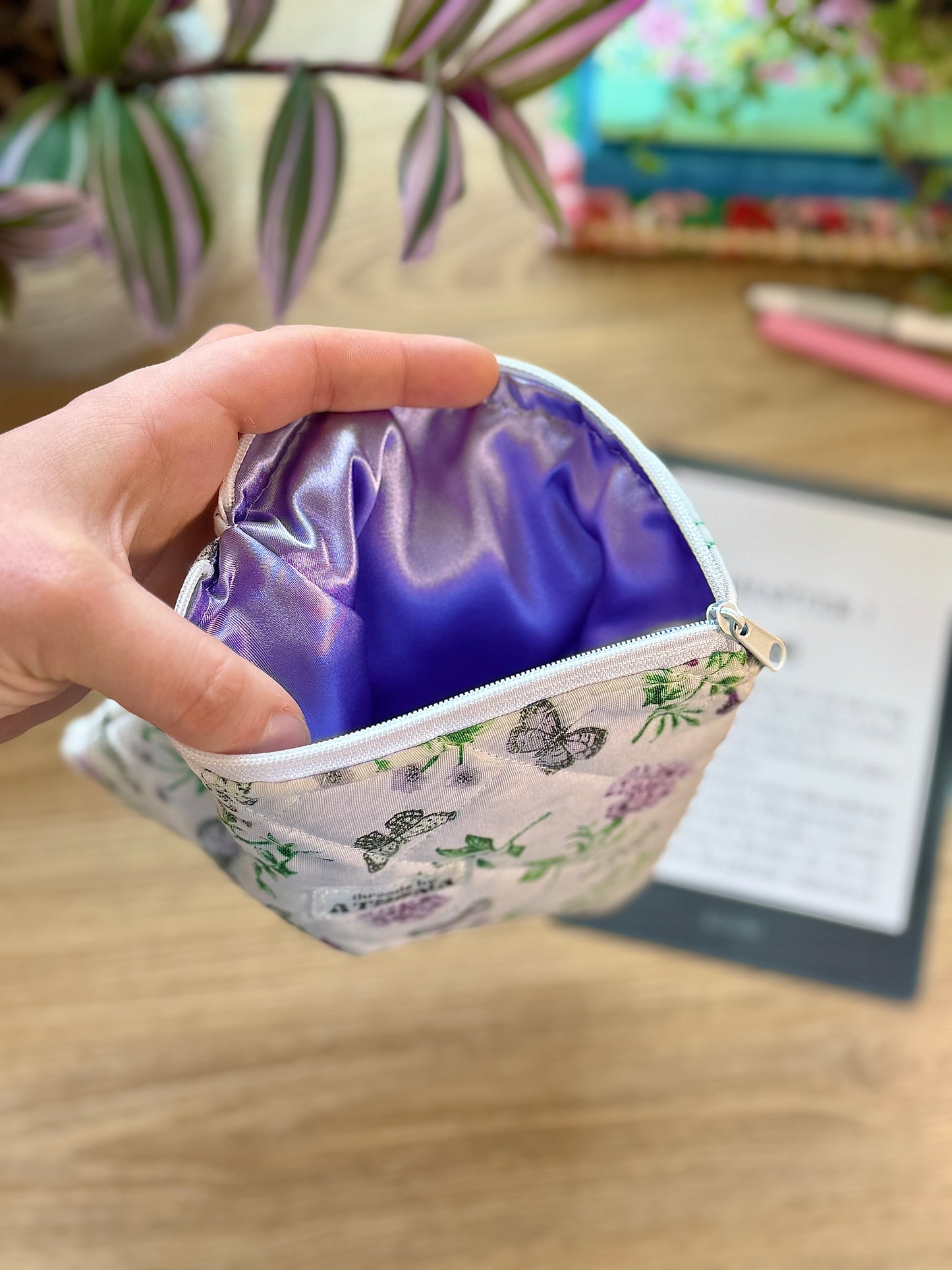 Lavender Butterflies Kindle Sleeve