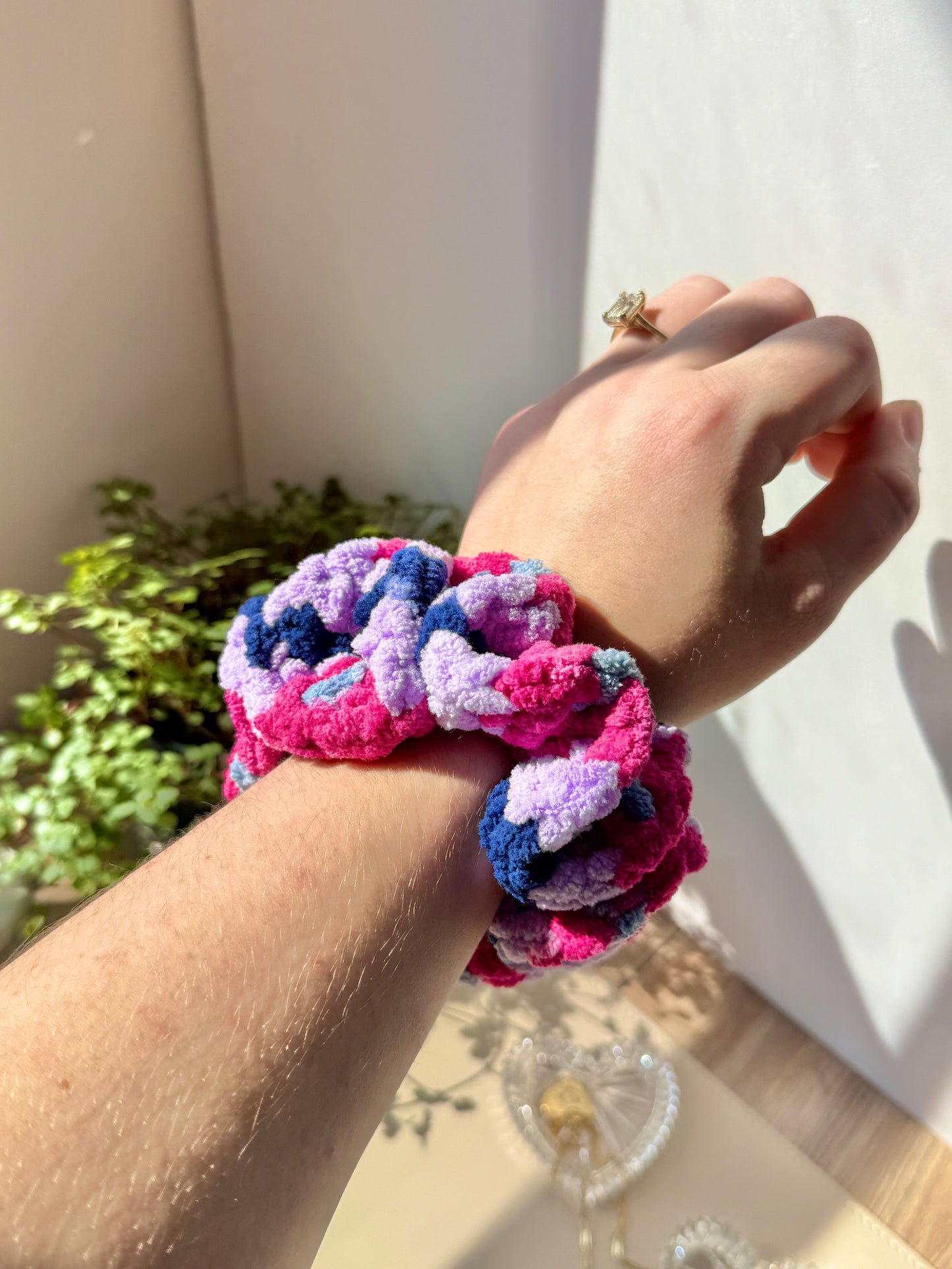 Twilight Crochet Scrunchie