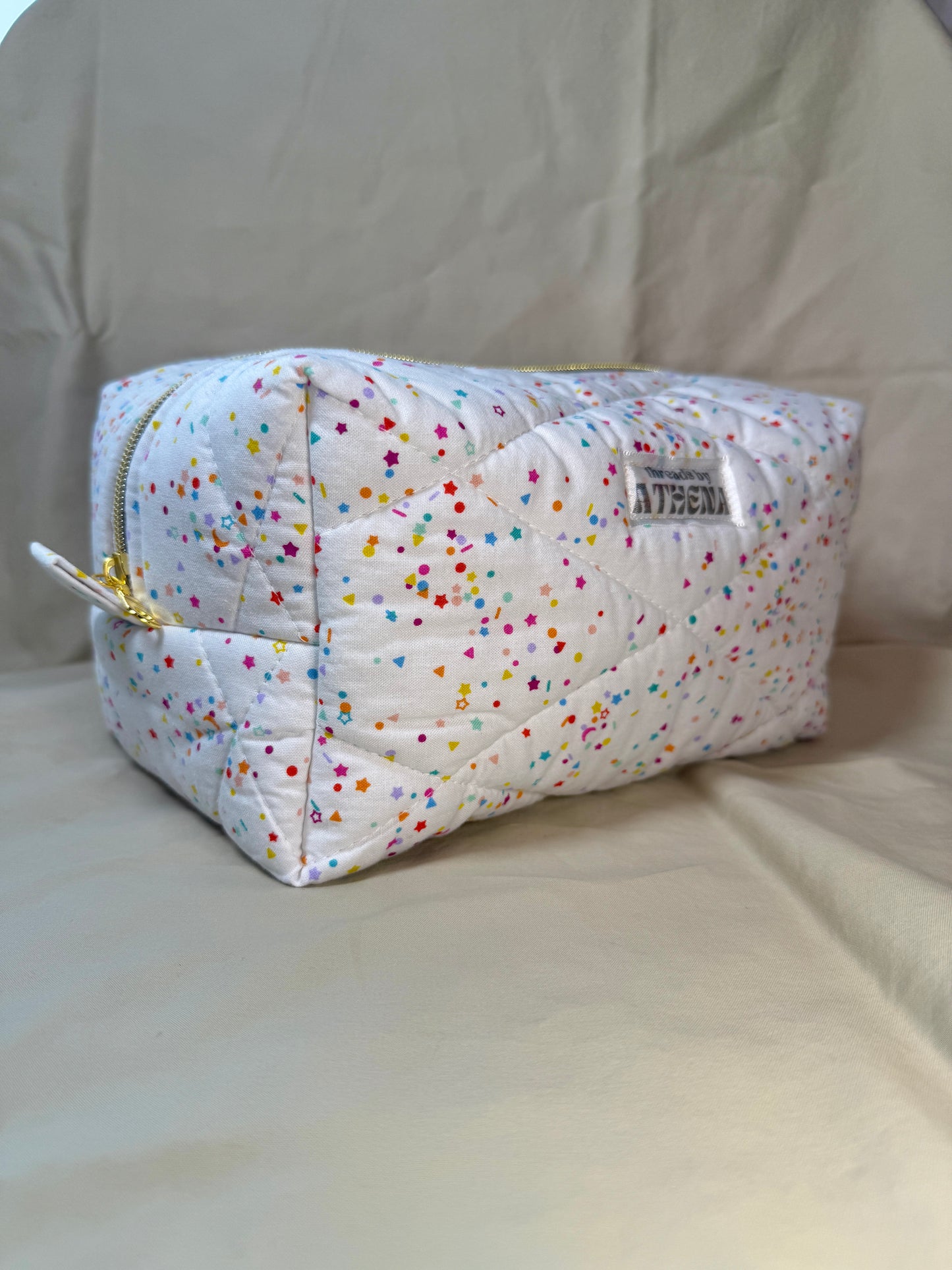 Rainbow Sprinkles Boxy Pouch