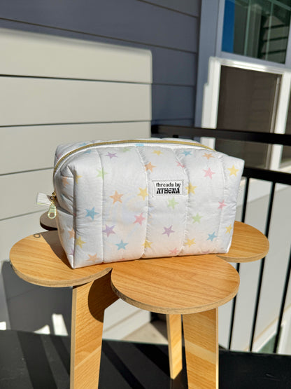 Pastel Stars Boxy Pouch