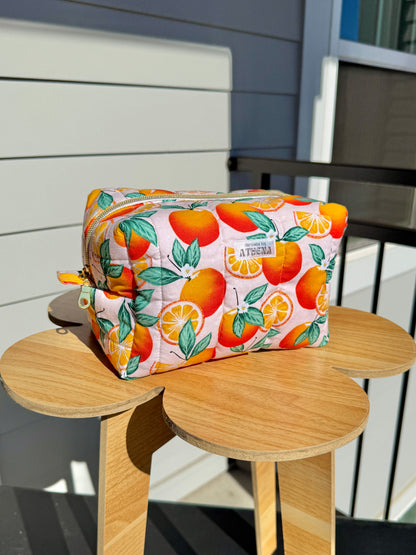 Valencia Oranges Boxy Pouch