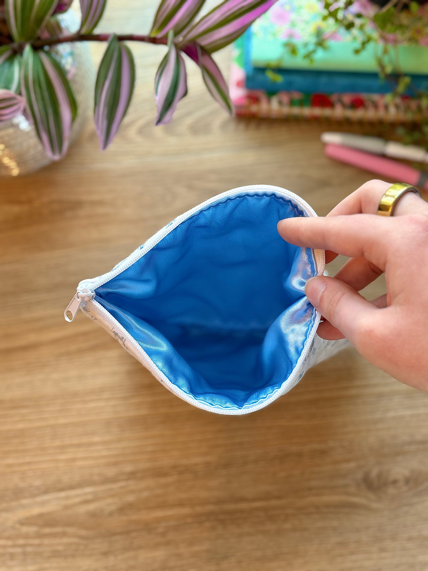 Blue Florals Kindle Sleeve