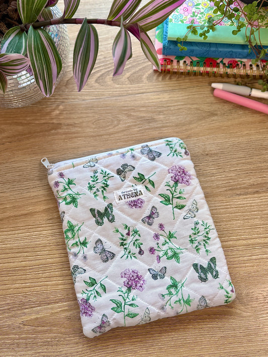 Lavender Butterflies Kindle Sleeve