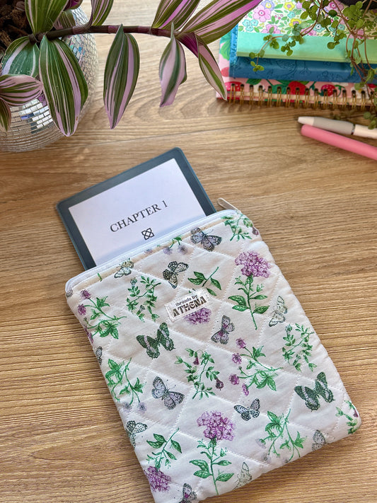 Lavender Butterflies Kindle Sleeve