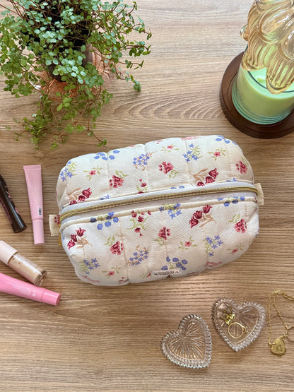 Vintage Florals Boxy Pouch