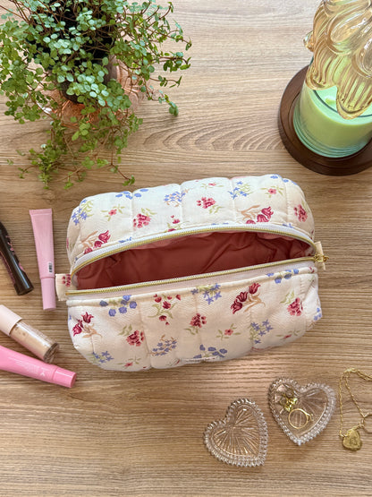 Vintage Florals Boxy Pouch