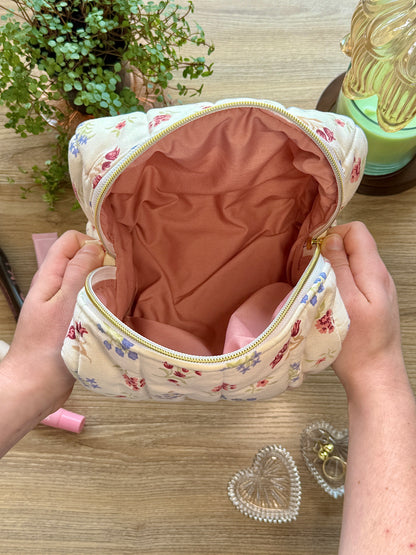 Vintage Florals Boxy Pouch