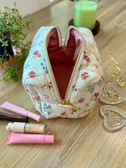 Vintage Florals Boxy Pouch