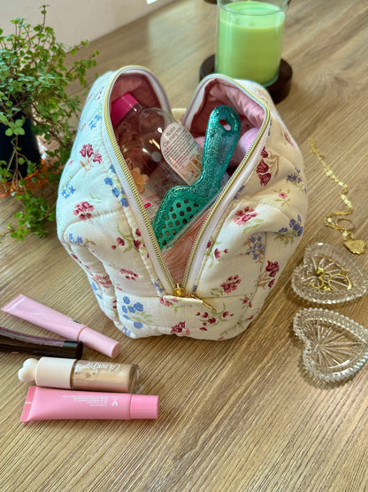 Vintage Florals Boxy Pouch