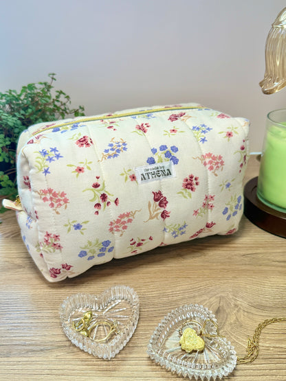 Vintage Florals Boxy Pouch
