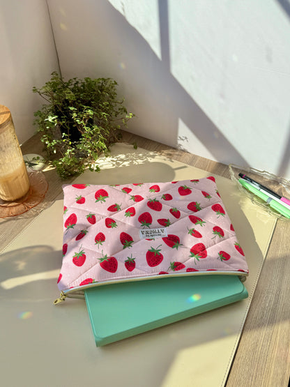 Tossed Strawberries Laptop Sleeve