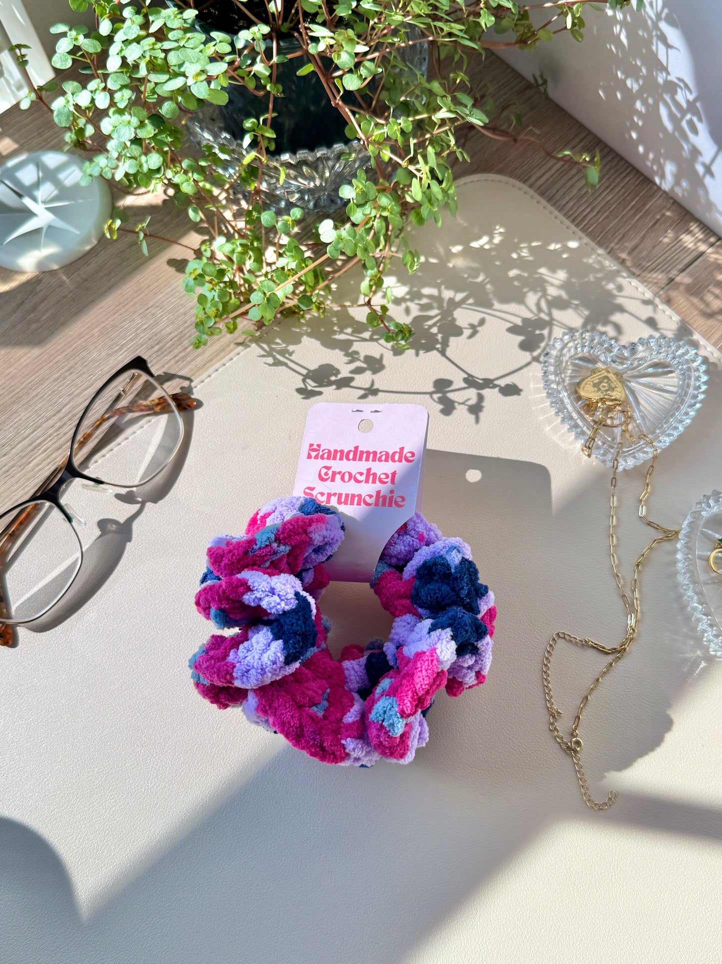Twilight Crochet Scrunchie