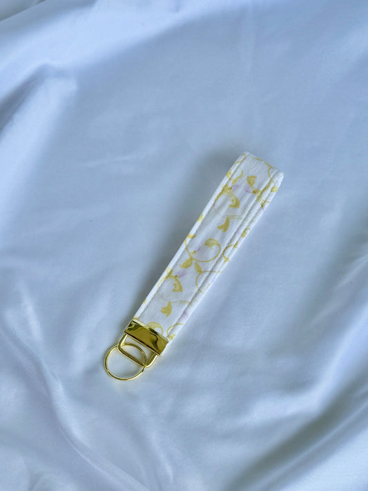 Vineyard Florals Wristlet Keychain