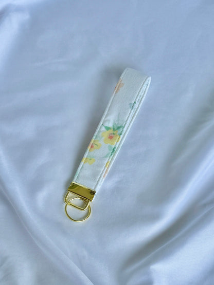 Pastel Meadow Wristlet Keychain