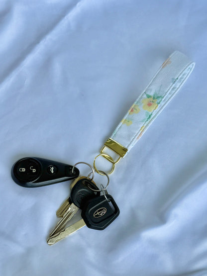 Pastel Meadow Wristlet Keychain