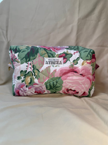 Vintage Rose Boxy Pouch