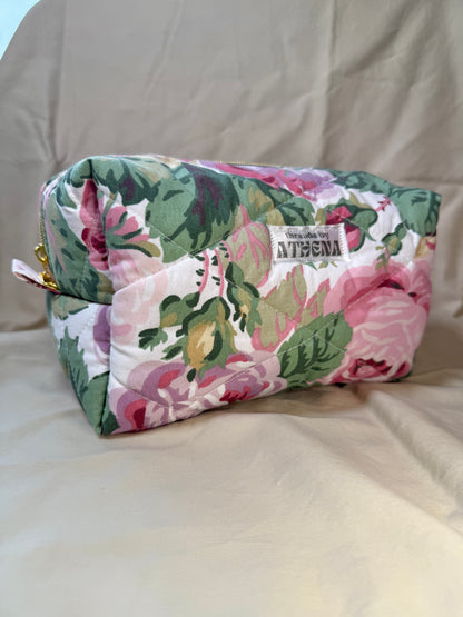 Vintage Rose Boxy Pouch