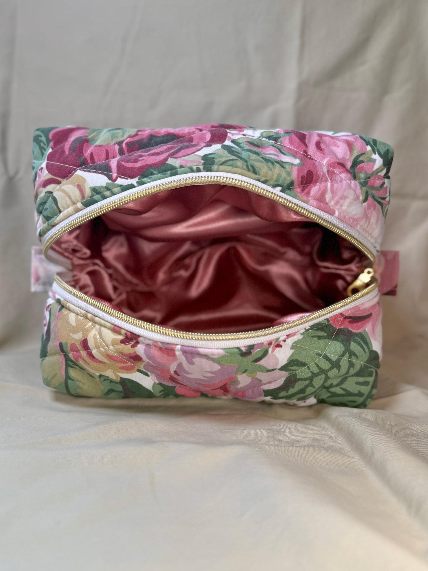 Vintage Rose Boxy Pouch