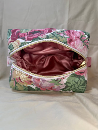 Vintage Rose Boxy Pouch