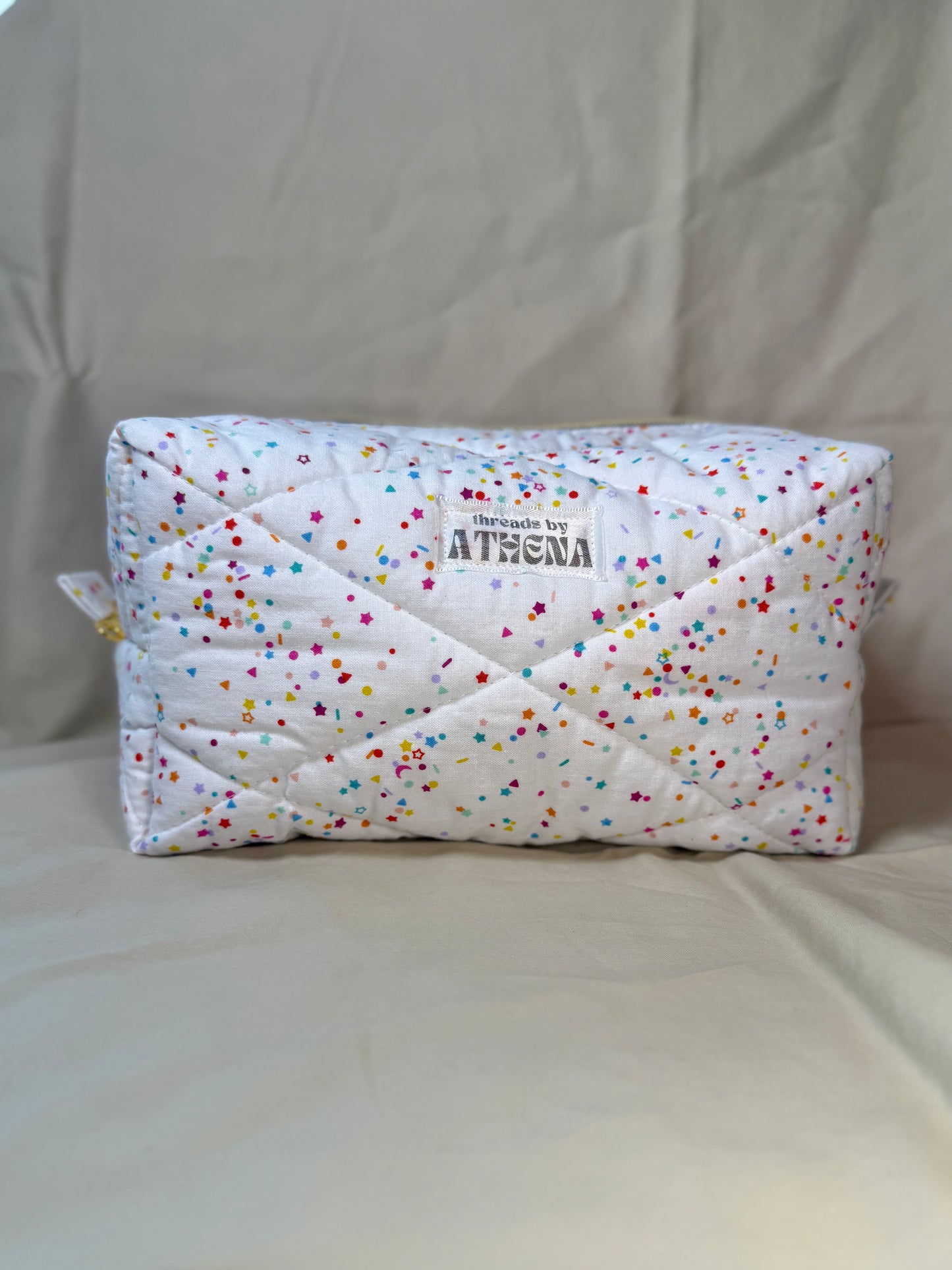 Rainbow Sprinkles Boxy Pouch