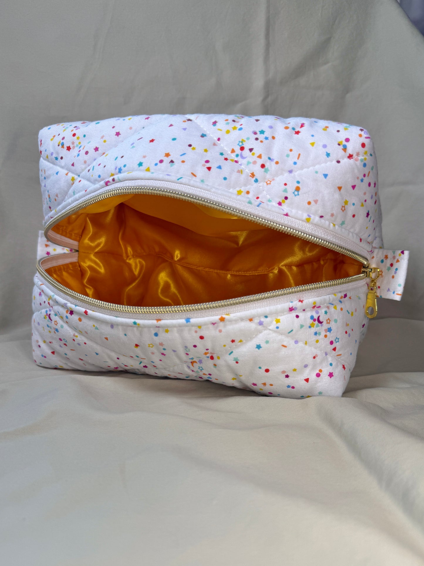 Rainbow Sprinkles Boxy Pouch