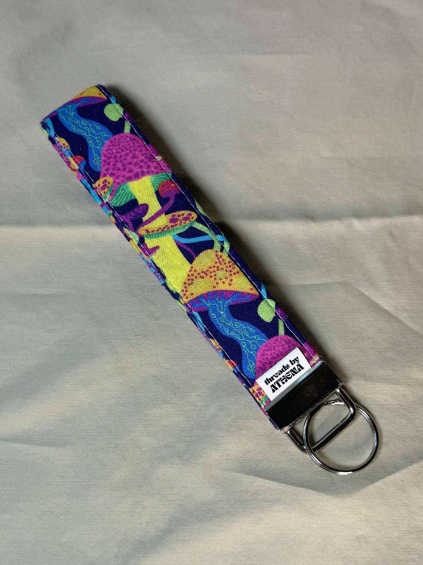 Psychedelic Wristlet Keychain