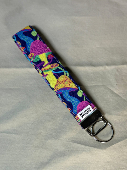 Psychedelic Wristlet Keychain