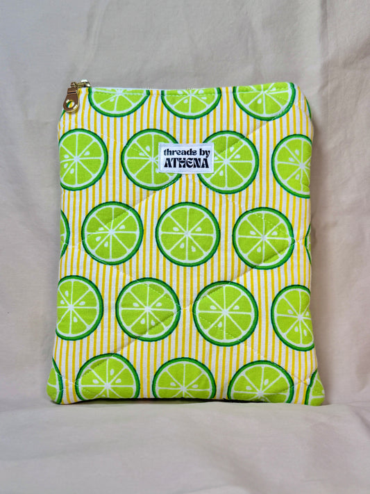 Limes on Stripes Kindle Sleeve